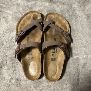 Lightly-worn Two-Strapped Birkenstock Sandals